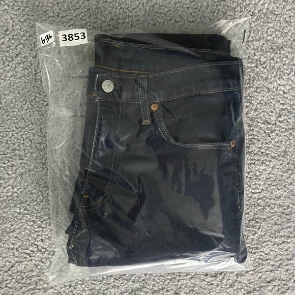 Levi's 541 Jeans Mens W31 L30 Denim Blue Dark Wash Classic Straight Cut - Picture 8 of 8